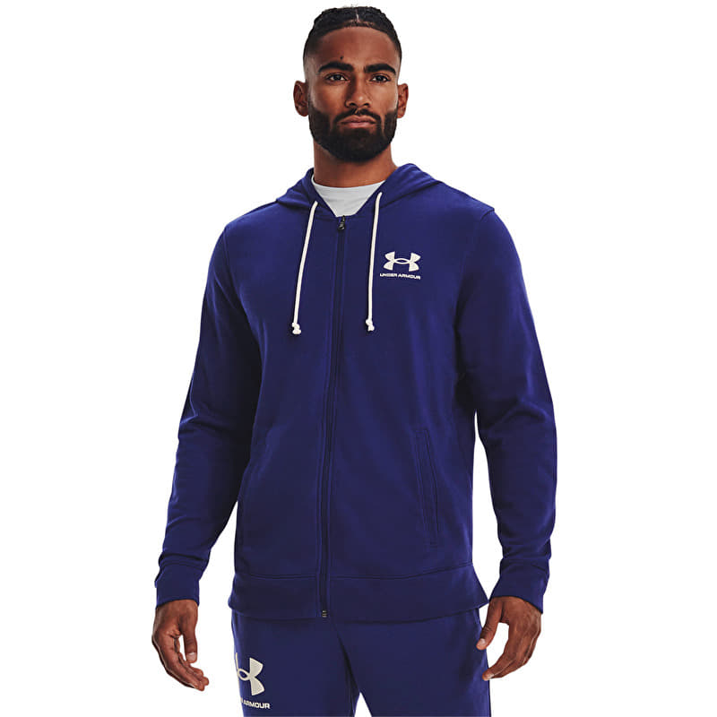 Under Armour Rival Terry LC FZ Blue