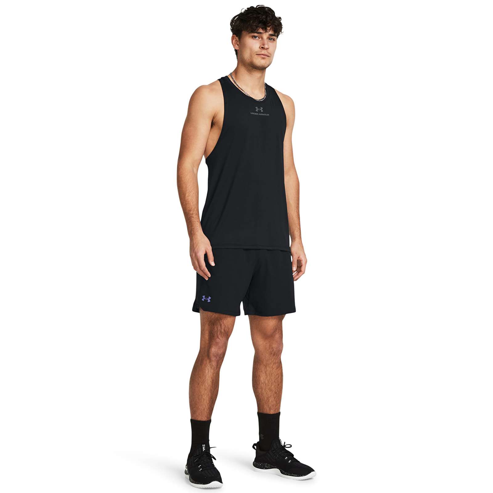 Vīriešu šorti Under Armour Vanish Woven 6in Shorts Black