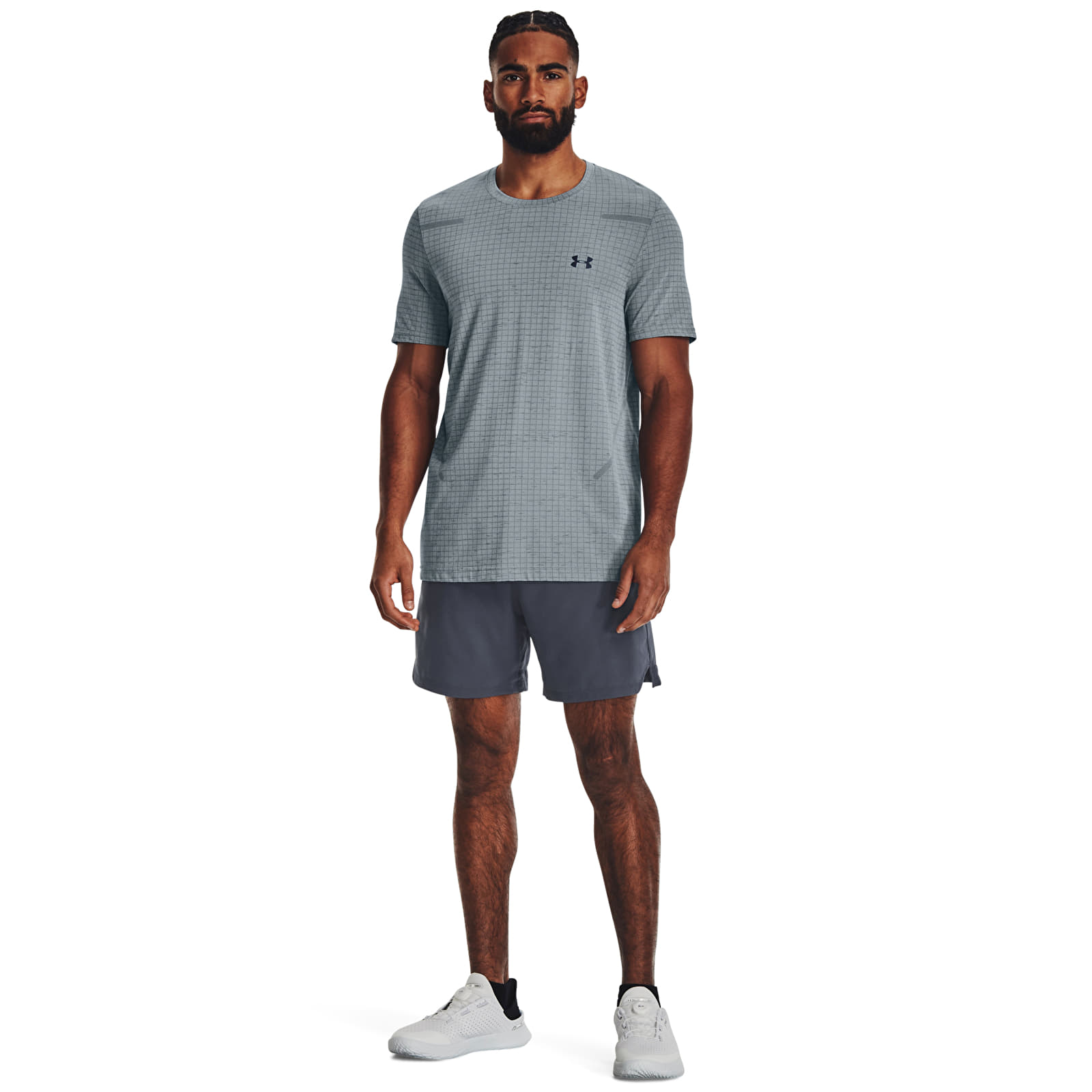 Pánské kraťasy Under Armour Vanish Woven 6in Shorts Gray