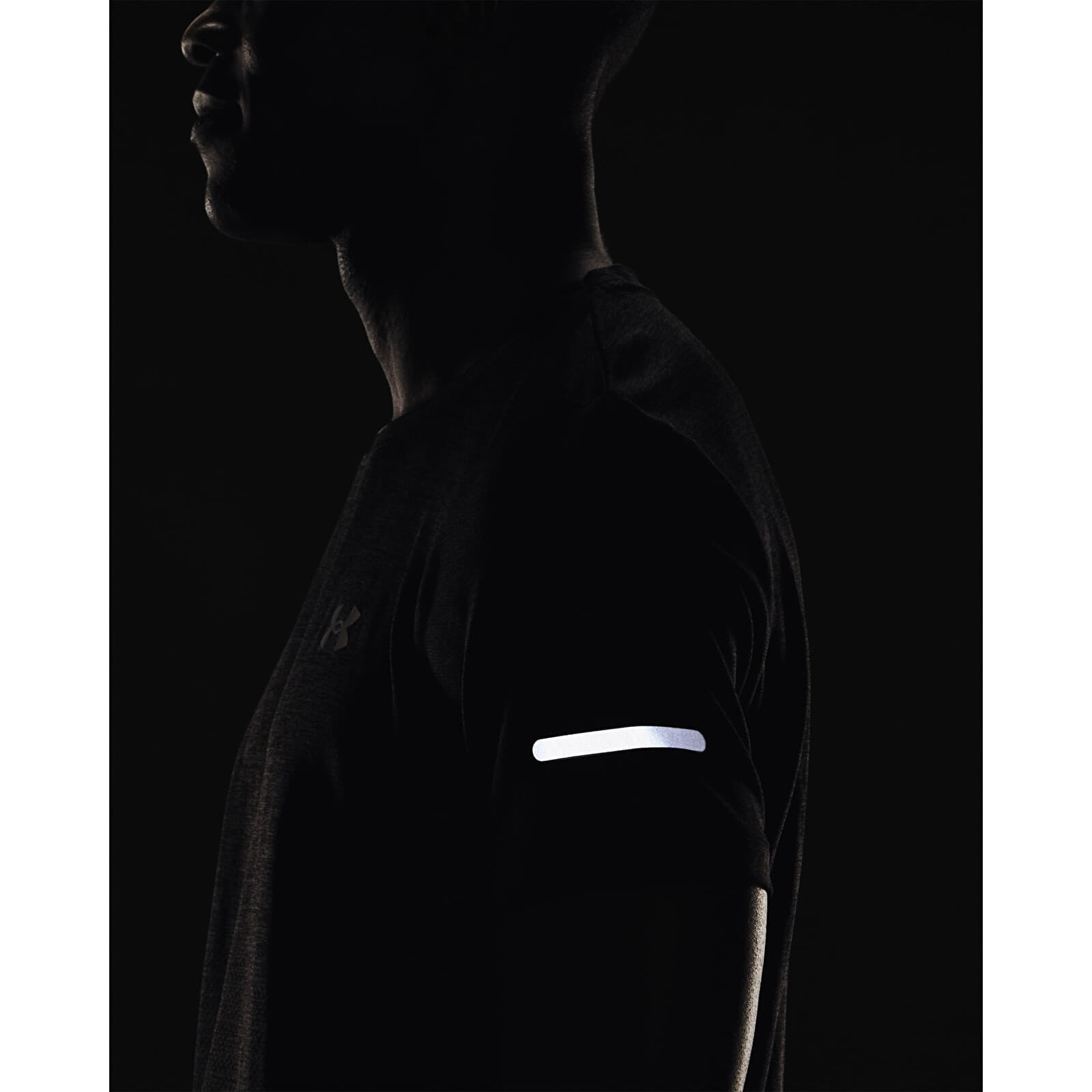 Men's T-shirts Under Armour SEAMLESS STRIDE SS Black