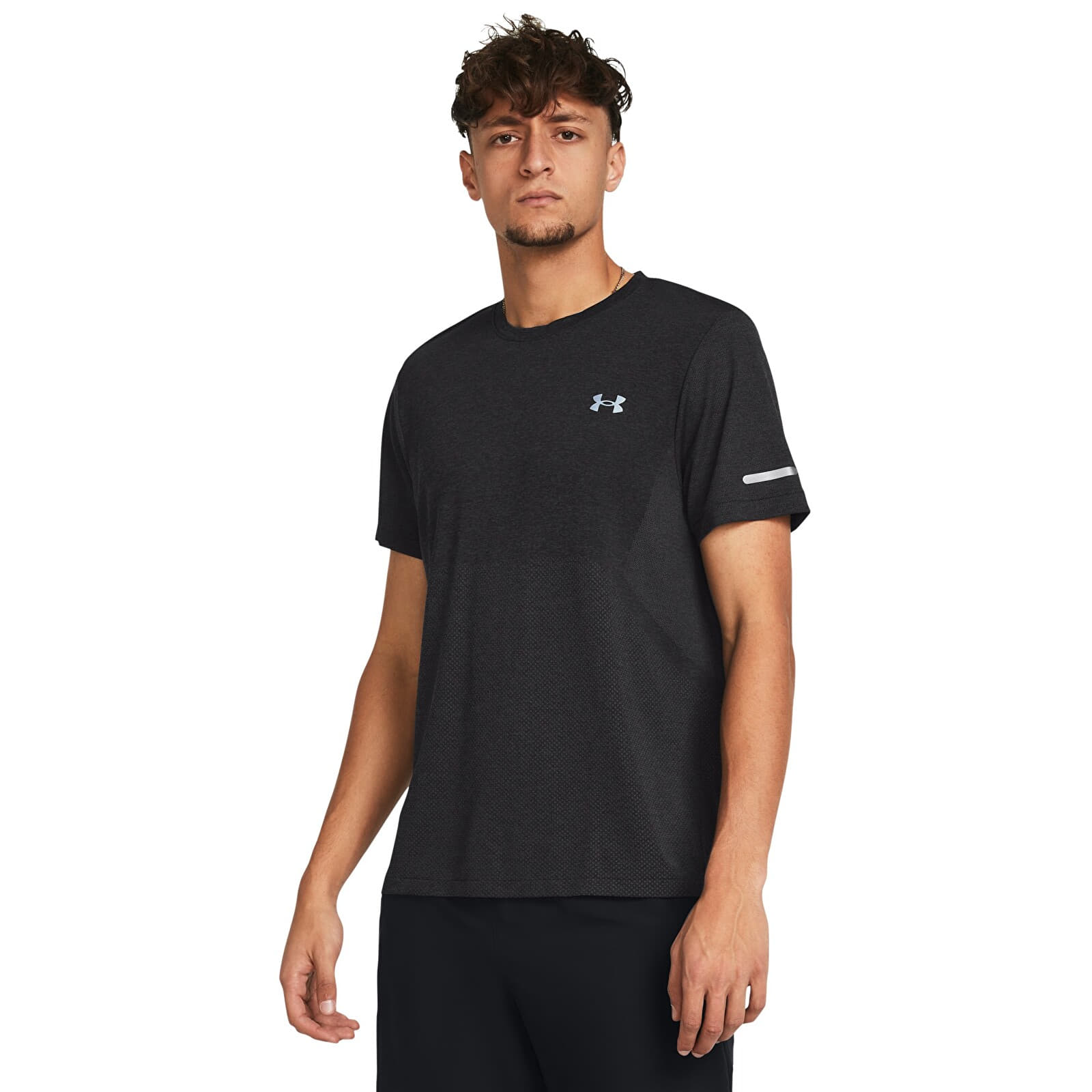 Pánská trička Under Armour SEAMLESS STRIDE SS Gray