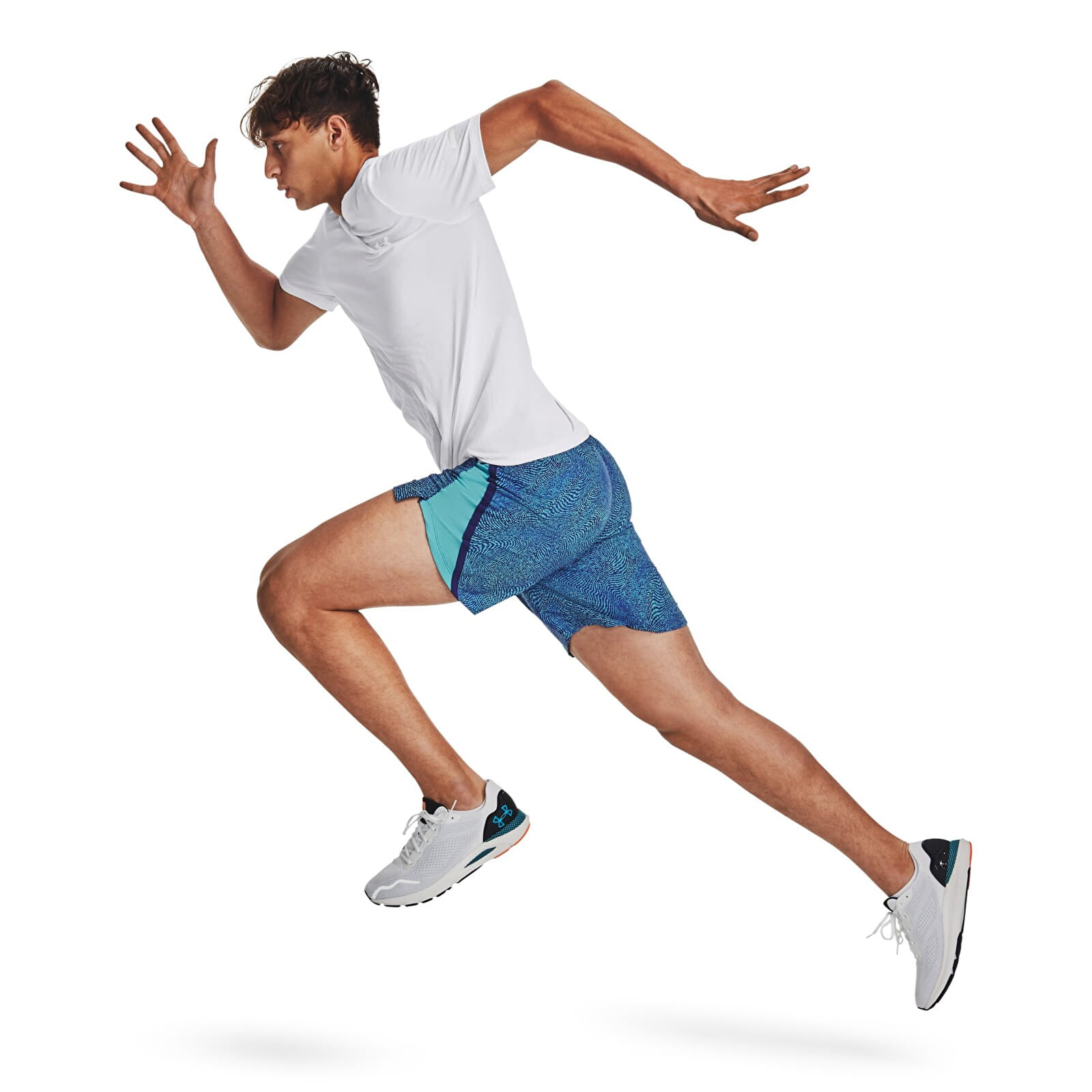 Pánská trička Under Armour SEAMLESS STRIDE SS White