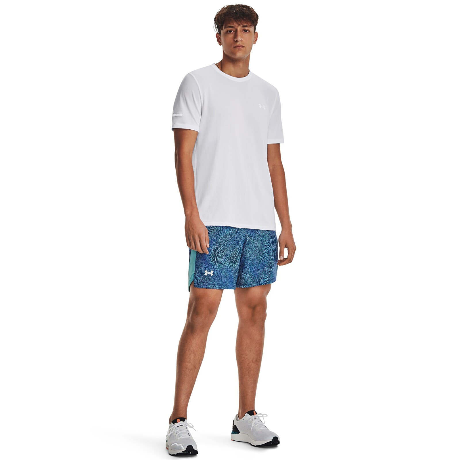 Pánská trička Under Armour SEAMLESS STRIDE SS White