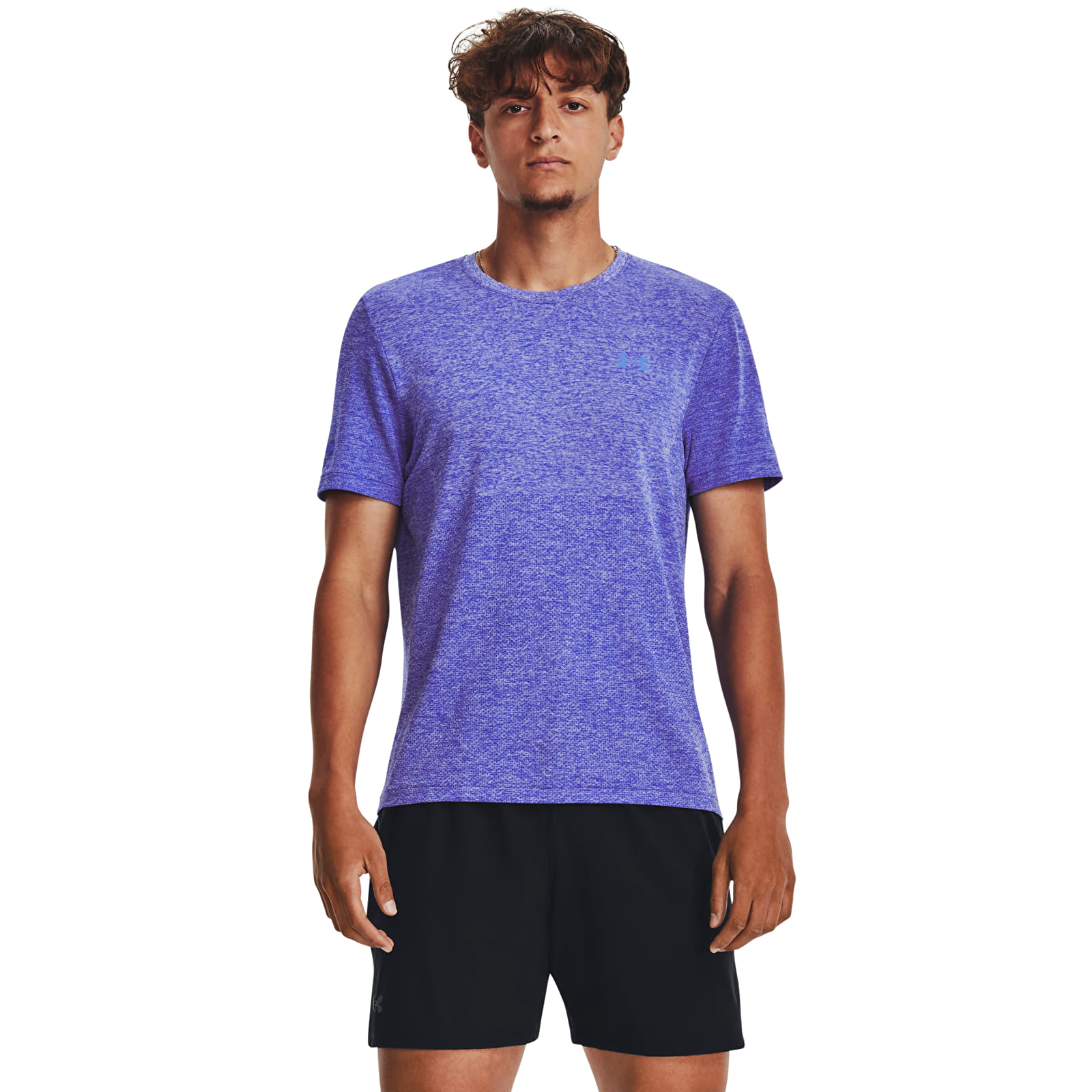 Men's T-shirts Under Armour SEAMLESS STRIDE SS Blue