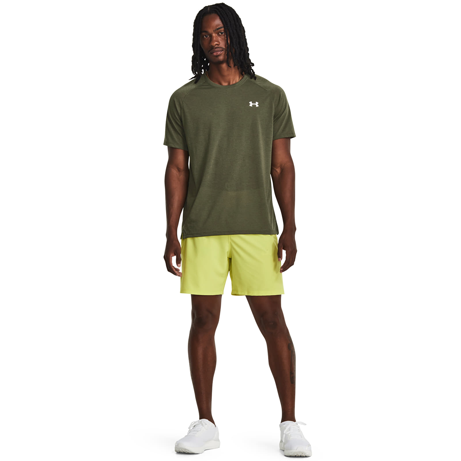 Férfi sortok Under Armour LAUNCH ELITE 7'' SHORT Yellow