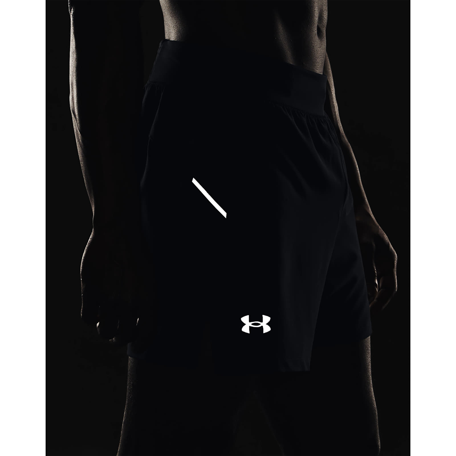 Pánské kraťasy Under Armour LAUNCH ELITE 5'' SHORT Black