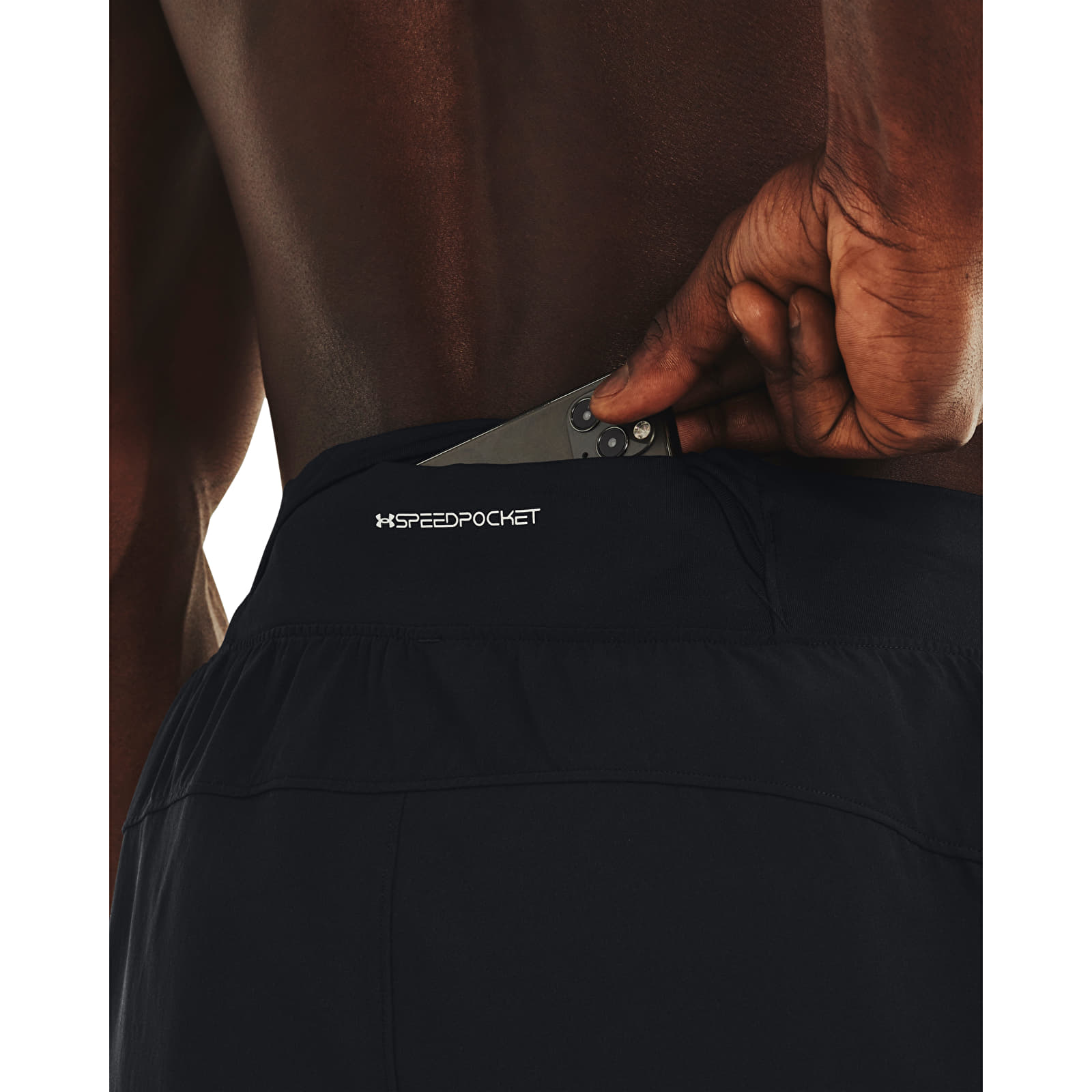 Pánské kraťasy Under Armour LAUNCH ELITE 5'' SHORT Black