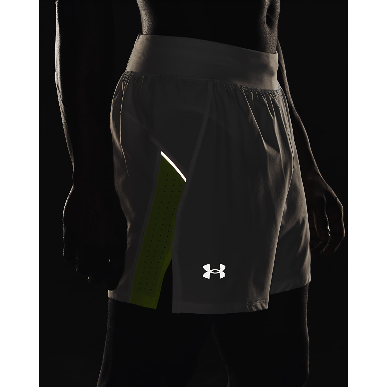 Pánské kraťasy Under Armour LAUNCH ELITE 5'' SHORT Gray
