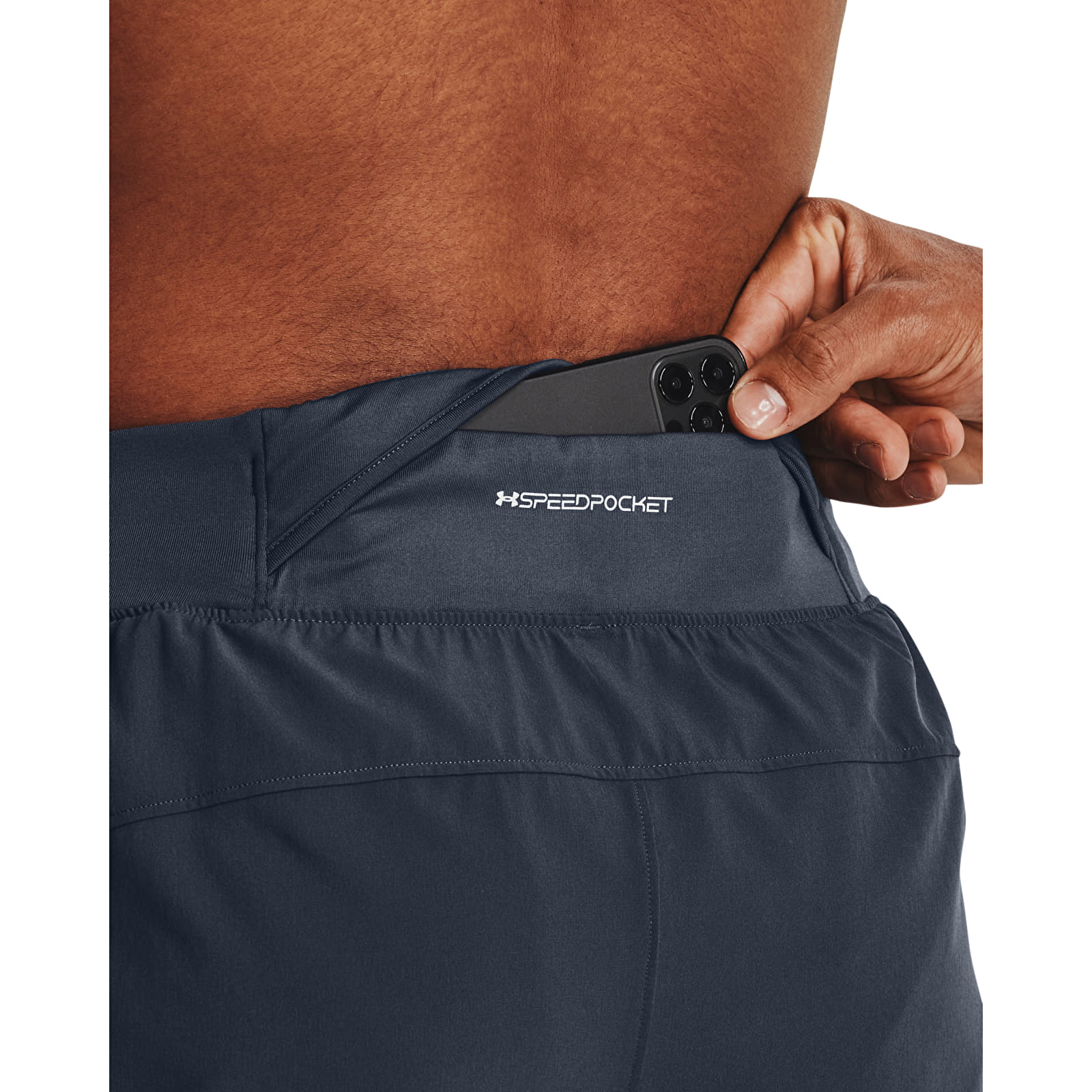 Pantaloni scurți pentru bărbați Under Armour LAUNCH ELITE 5'' SHORT Gray