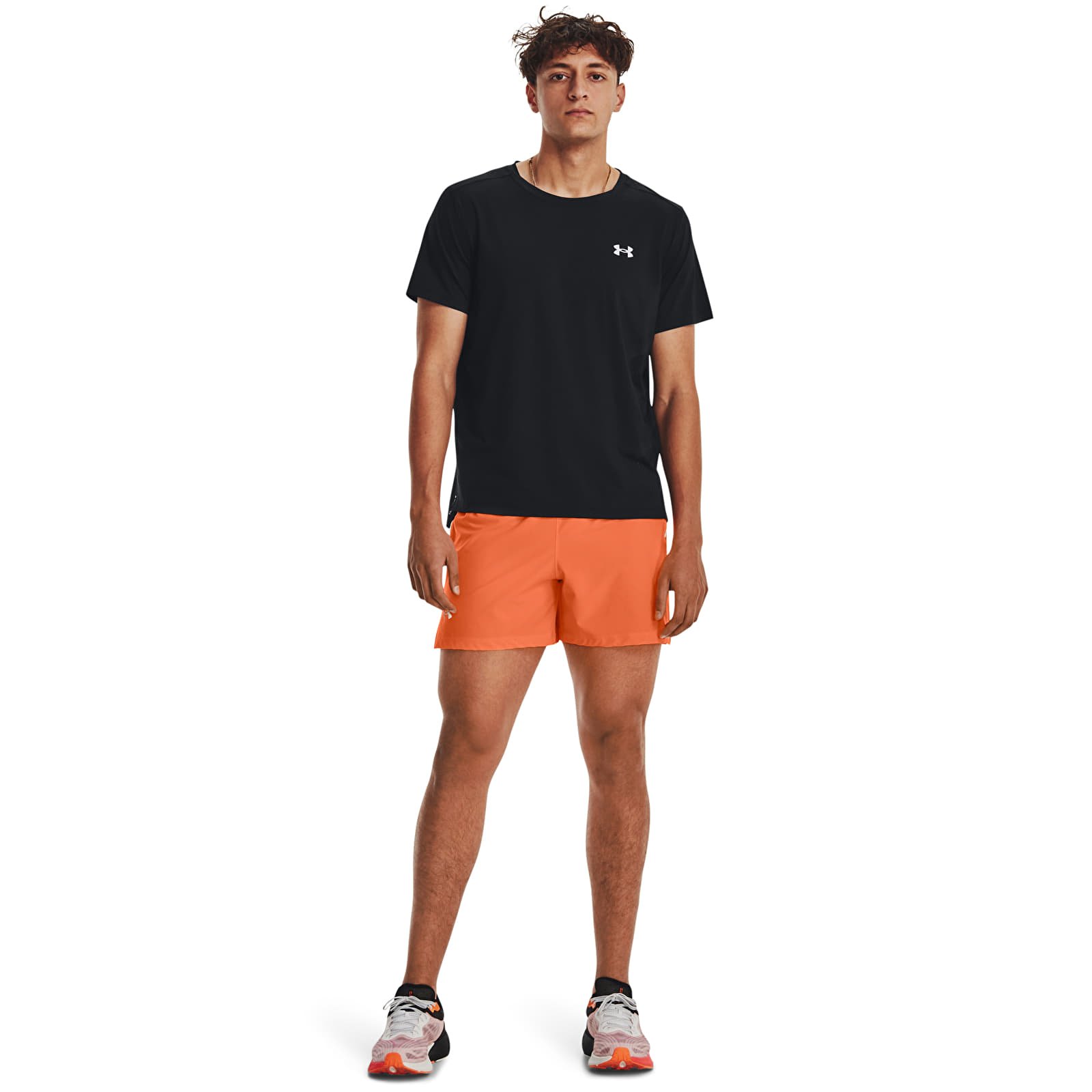 Férfi sortok Under Armour LAUNCH ELITE 5'' SHORT Orange
