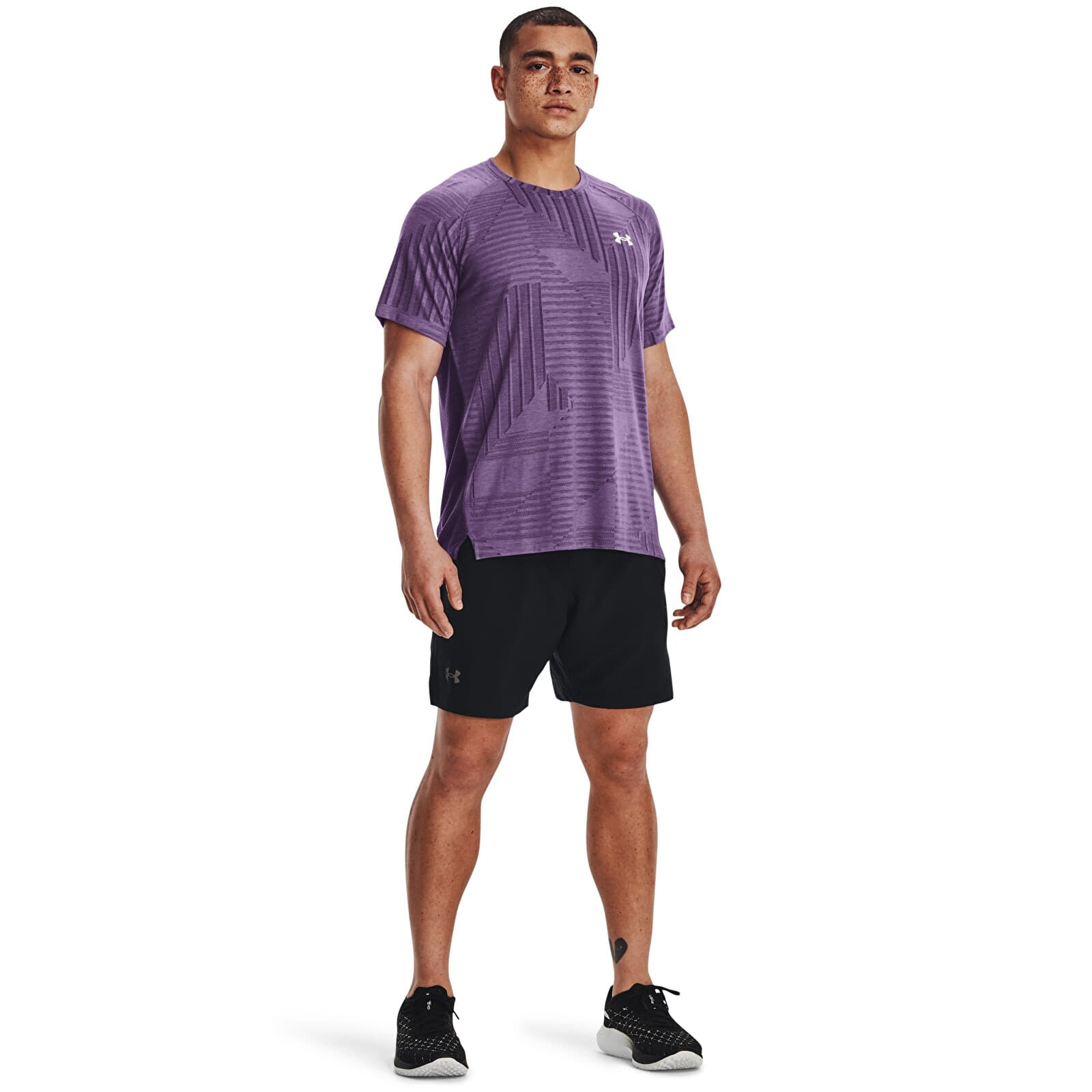 Men's shorts Under Armour LAUNCH ELITE 2in1 7'' SHORT Black