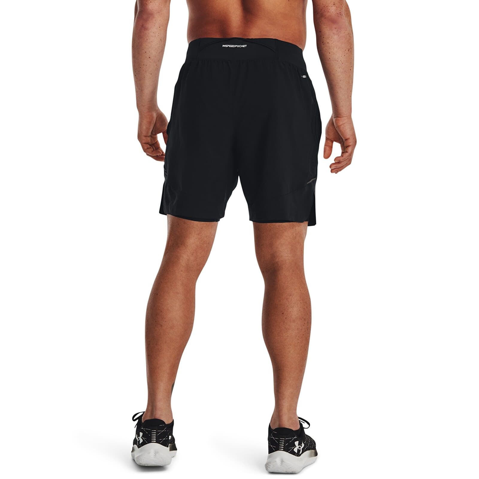 Men's shorts Under Armour LAUNCH ELITE 2in1 7'' SHORT Black