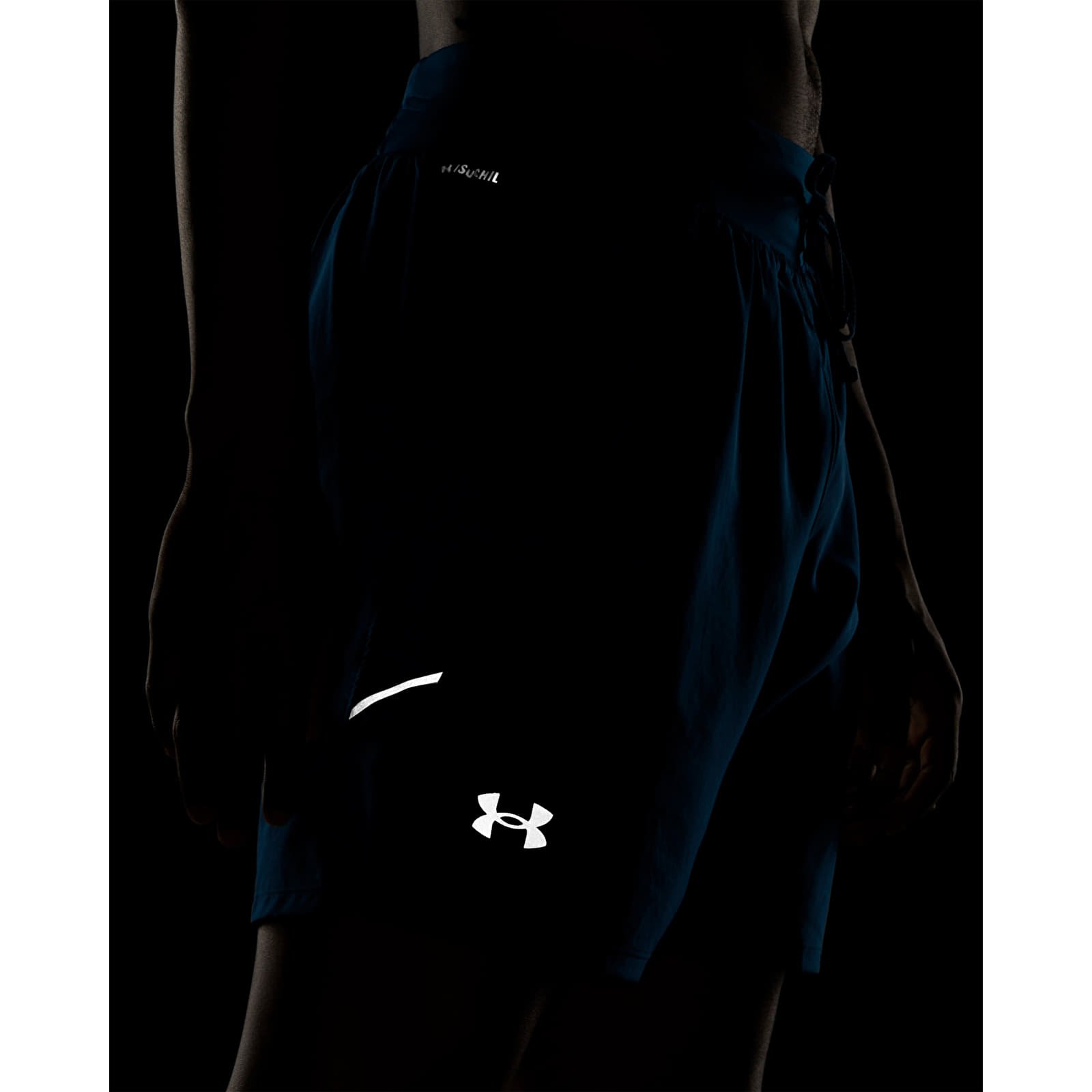 Pantalones cortos para hombre Under Armour LAUNCH ELITE 2in1 7'' SHORT Blue