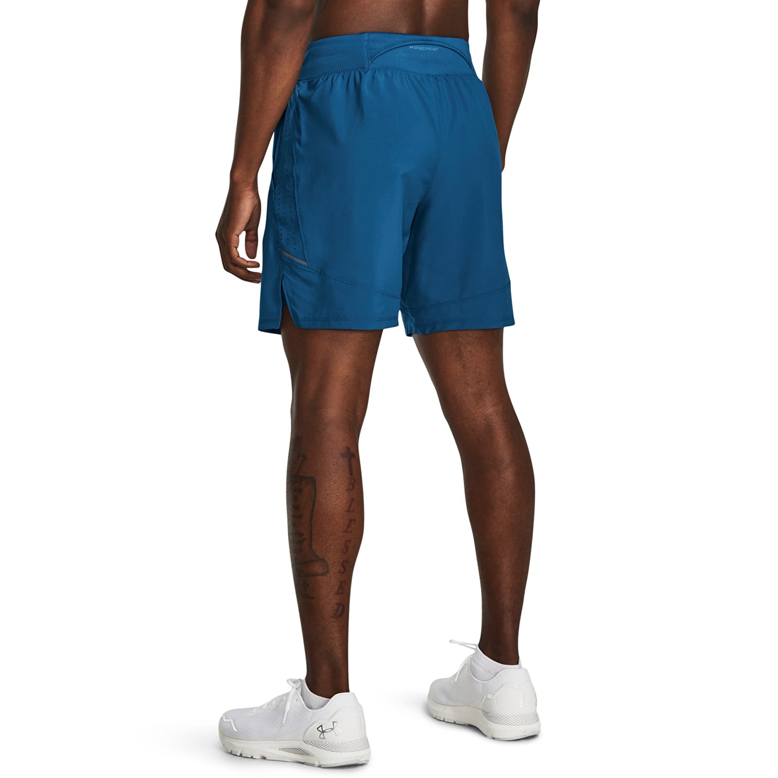 Pantalones cortos para hombre Under Armour LAUNCH ELITE 2in1 7'' SHORT Blue