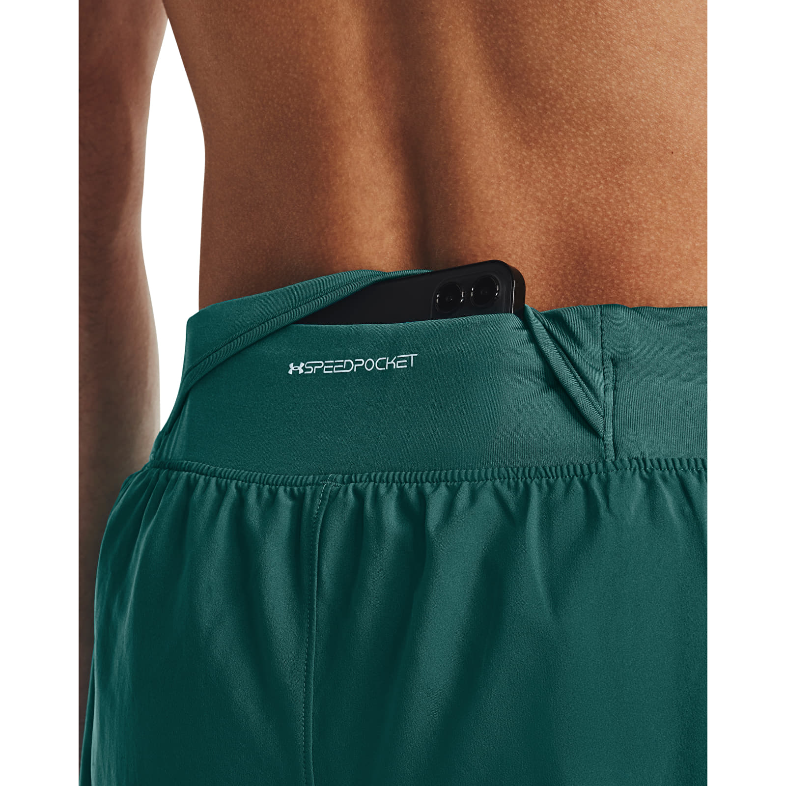 Pánske šortky Under Armour LAUNCH ELITE 2in1 7'' SHORT Green