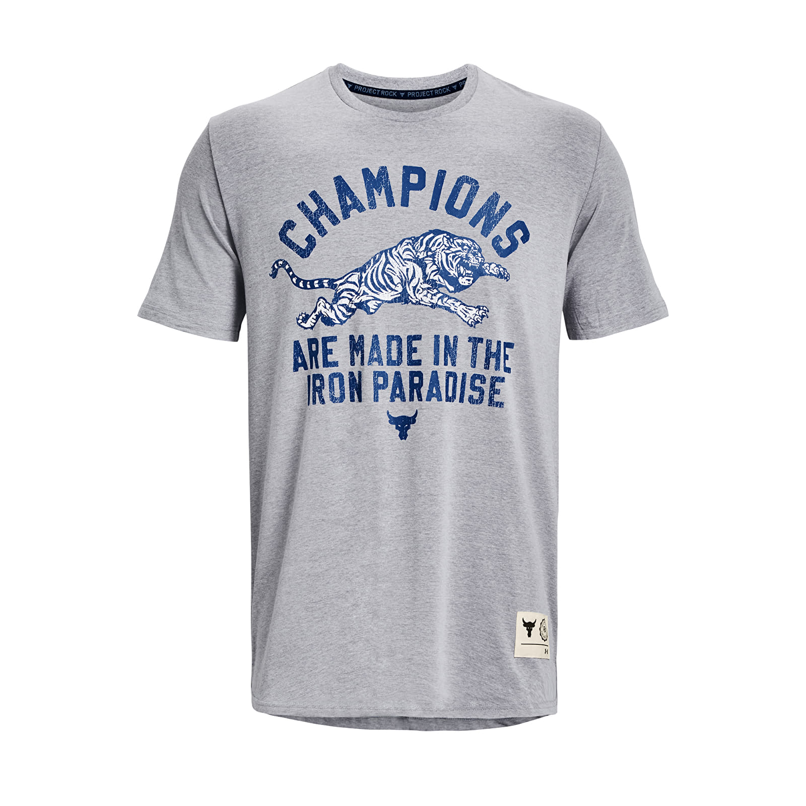Pánská trička Under Armour PJT ROCK CHAMP SS Gray