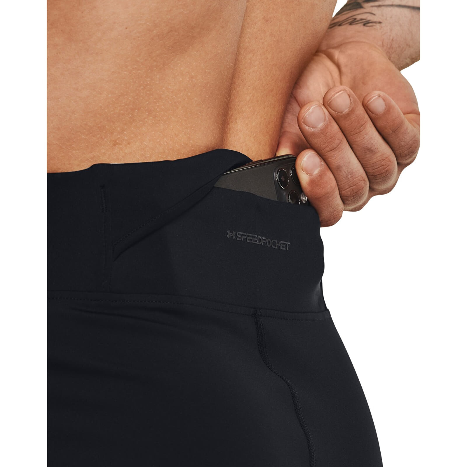 Leggings für Herren Under Armour QUALIFIER ELITE TIGHT Black