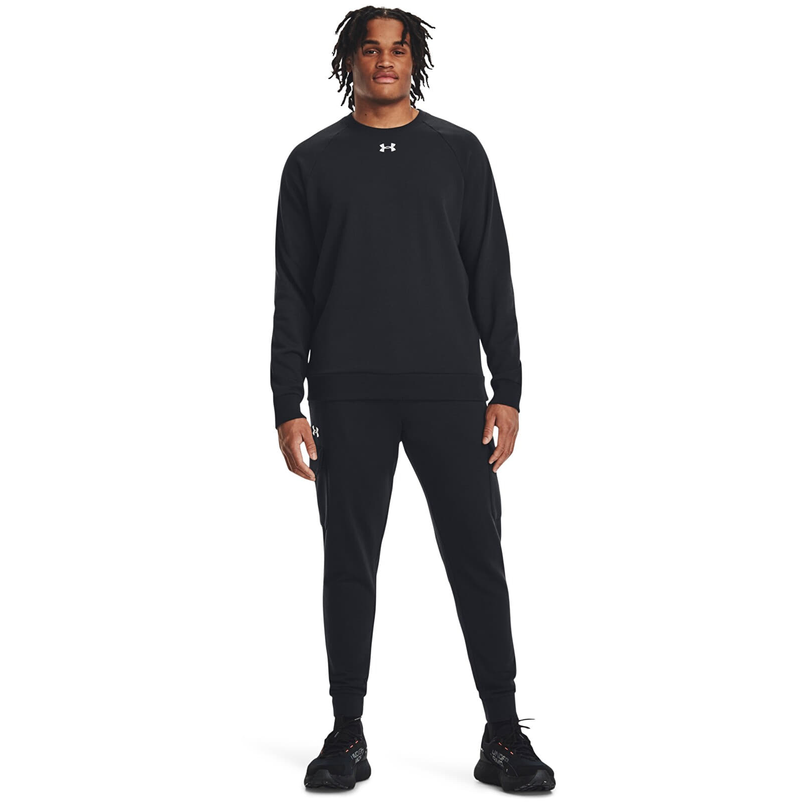 Mikiny Under Armour Rival Fleece Crew Black
