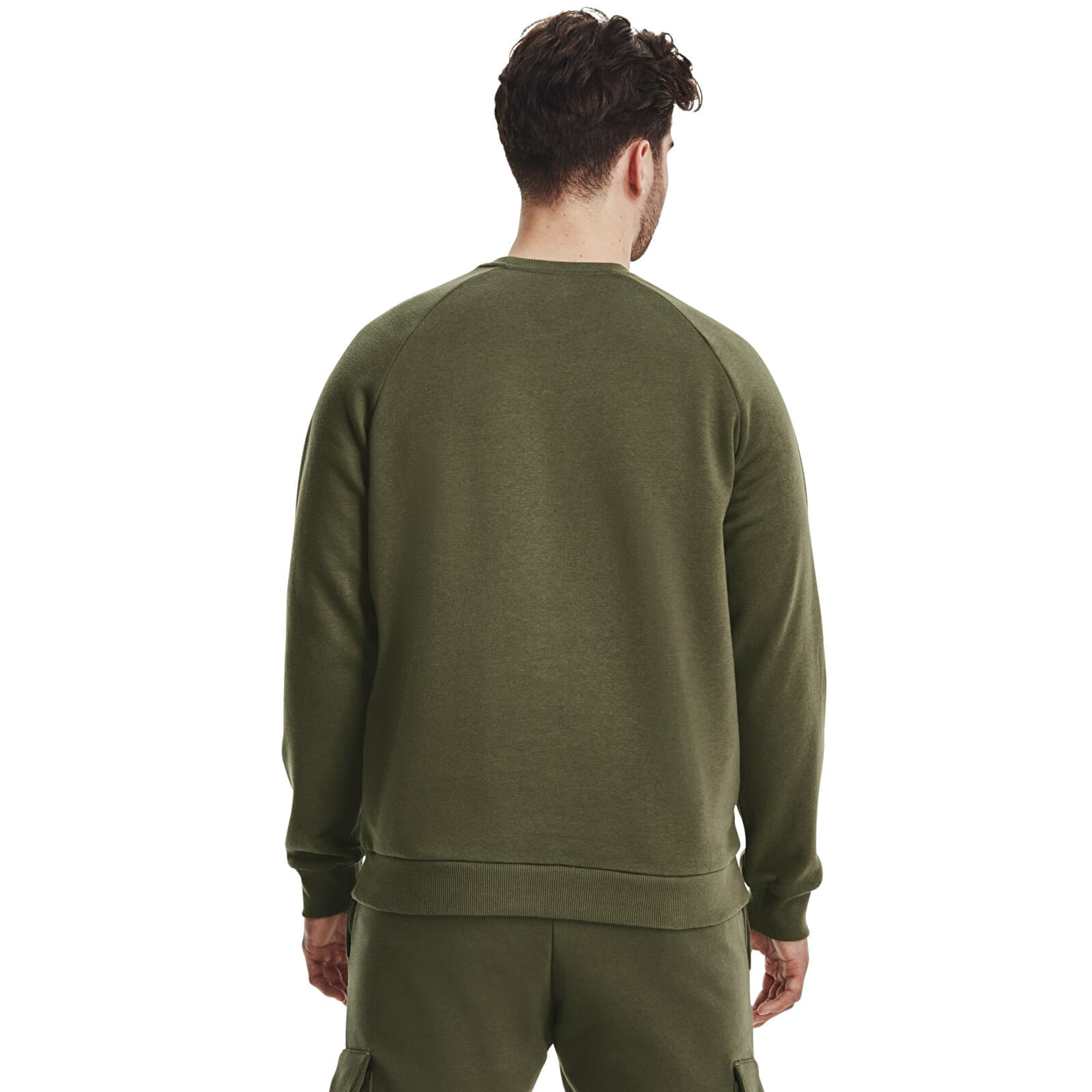 Mikiny Under Armour Rival Fleece Crew Green