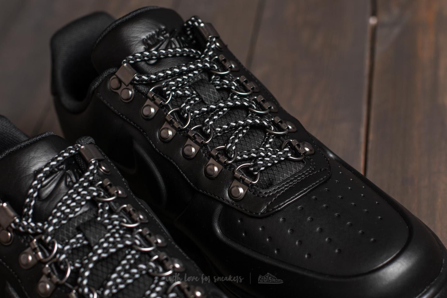 Men's shoes Nike Lunar Force 1 Duckboot Low Black/ Black-Black