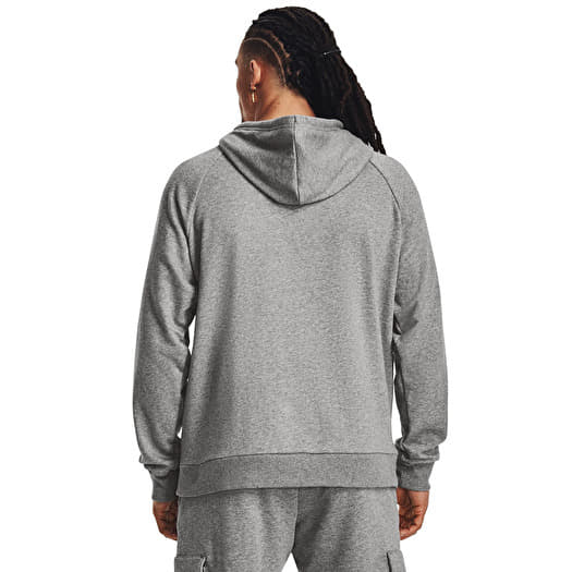 Mens gray under armour hoodie deals