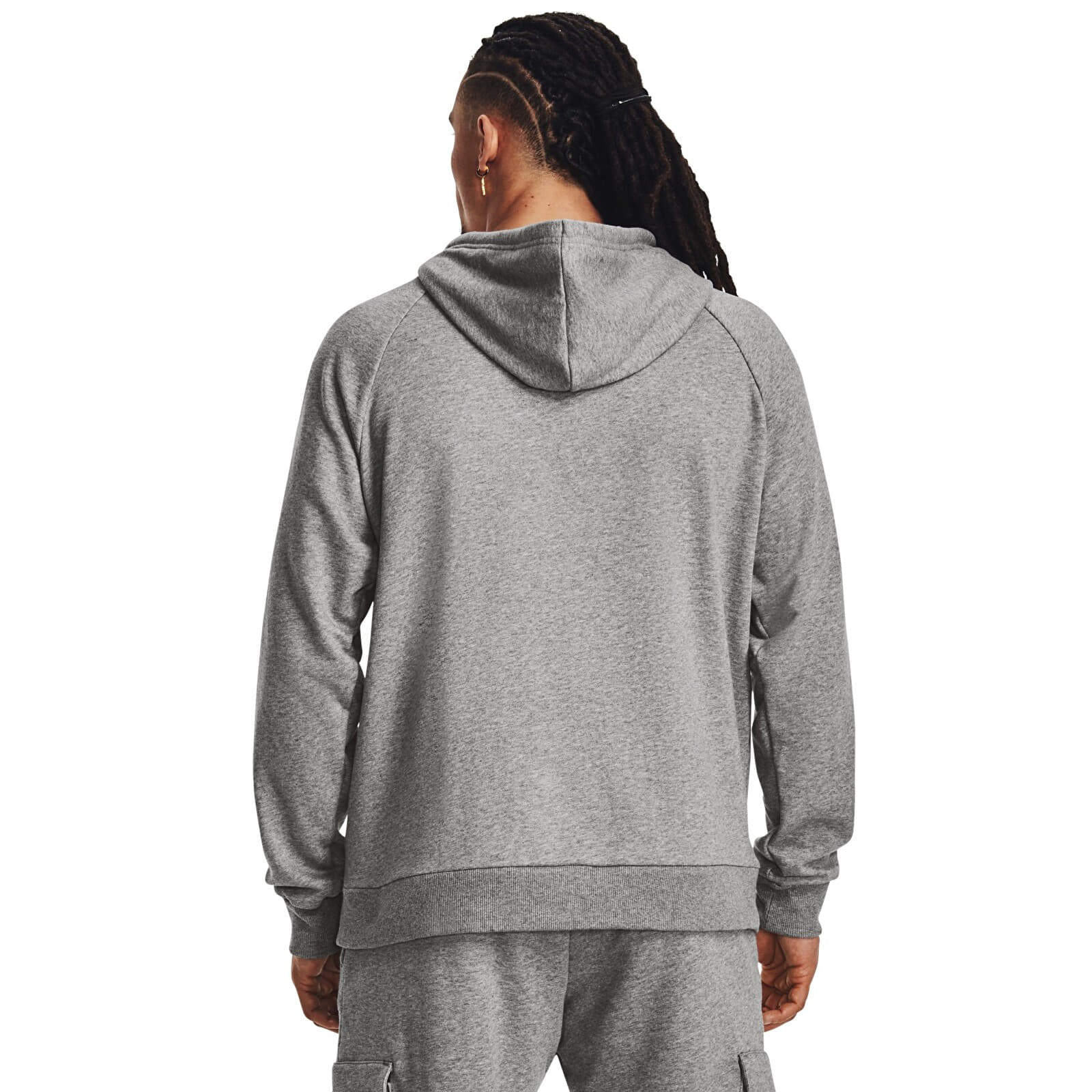 Pánské mikiny Under Armour Rival Fleece Hoodie Gray