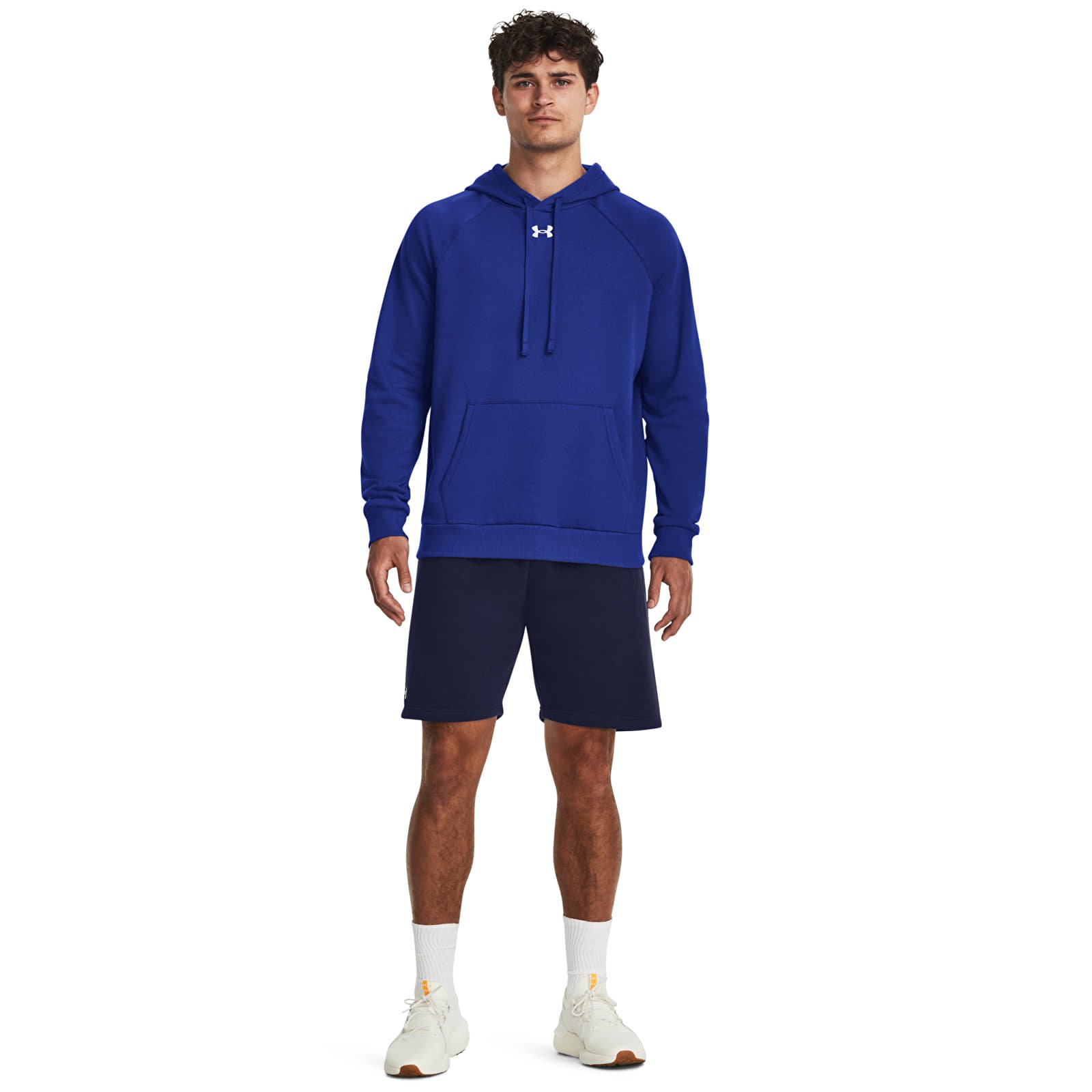 Meeste kapuutsiga dressid Under Armour Rival Fleece Hoodie Blue