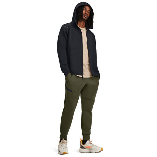 Men s hoodies Under Armour Unstoppable Fleece FZ Black Footshop