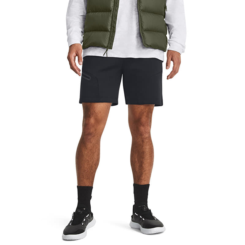 Shortsit Under Armour Unstoppable Fleece Shorts Black