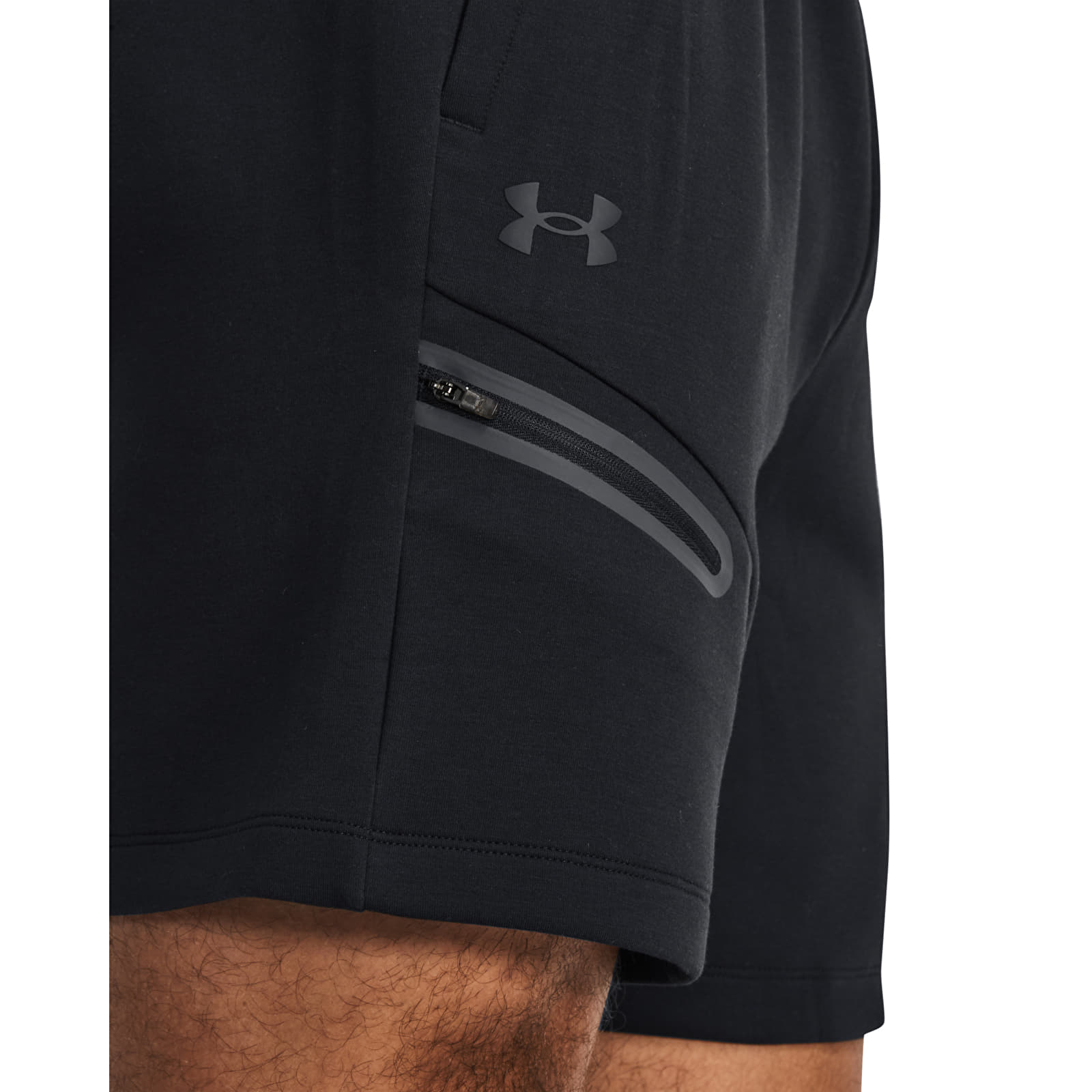 Pánské kraťasy Under Armour Unstoppable Fleece Shorts Black