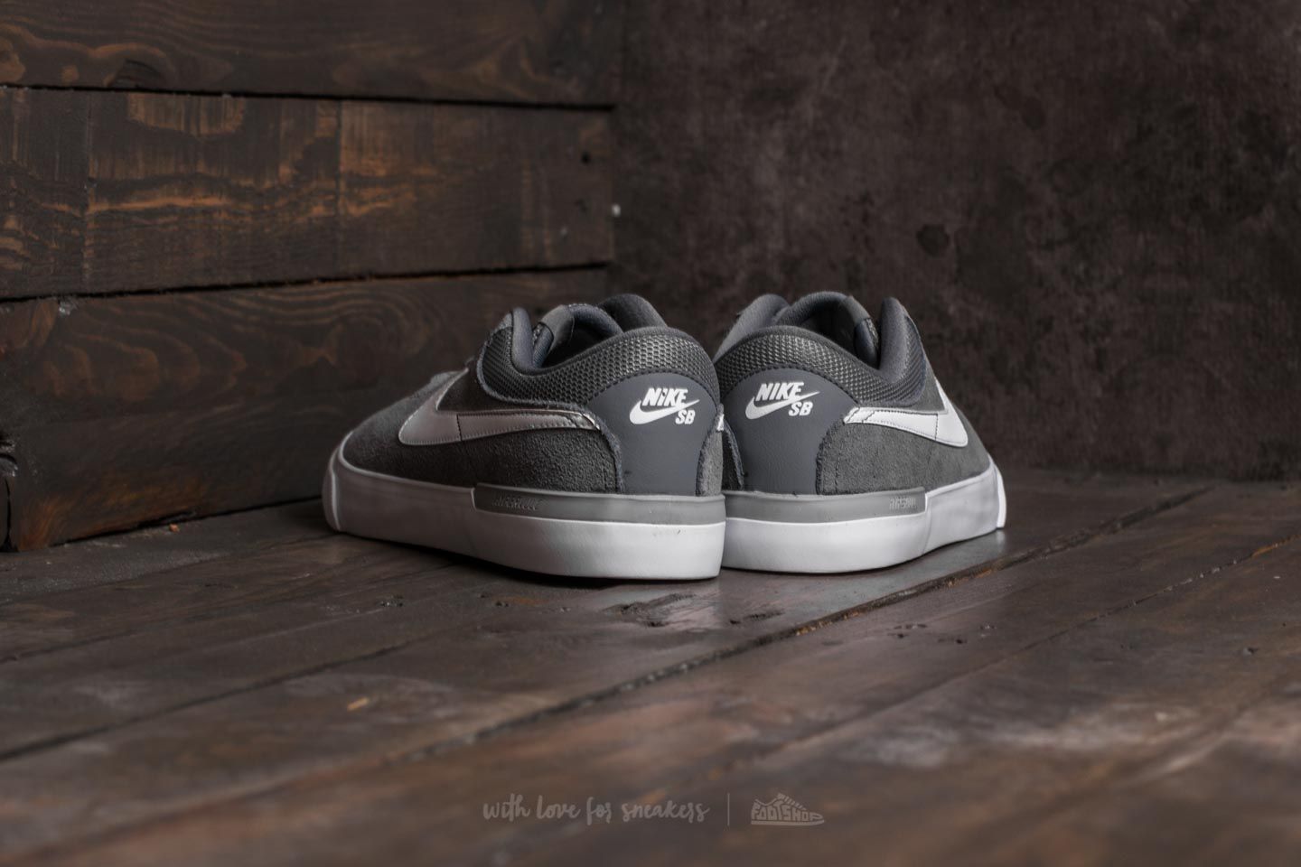 Scarpe uomo Nike SB Koston Hypervulc Cool Grey/ White-Wolf Grey