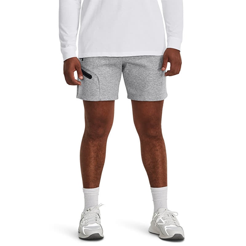 Under Armour Unstoppable Fleece Shorts Gray