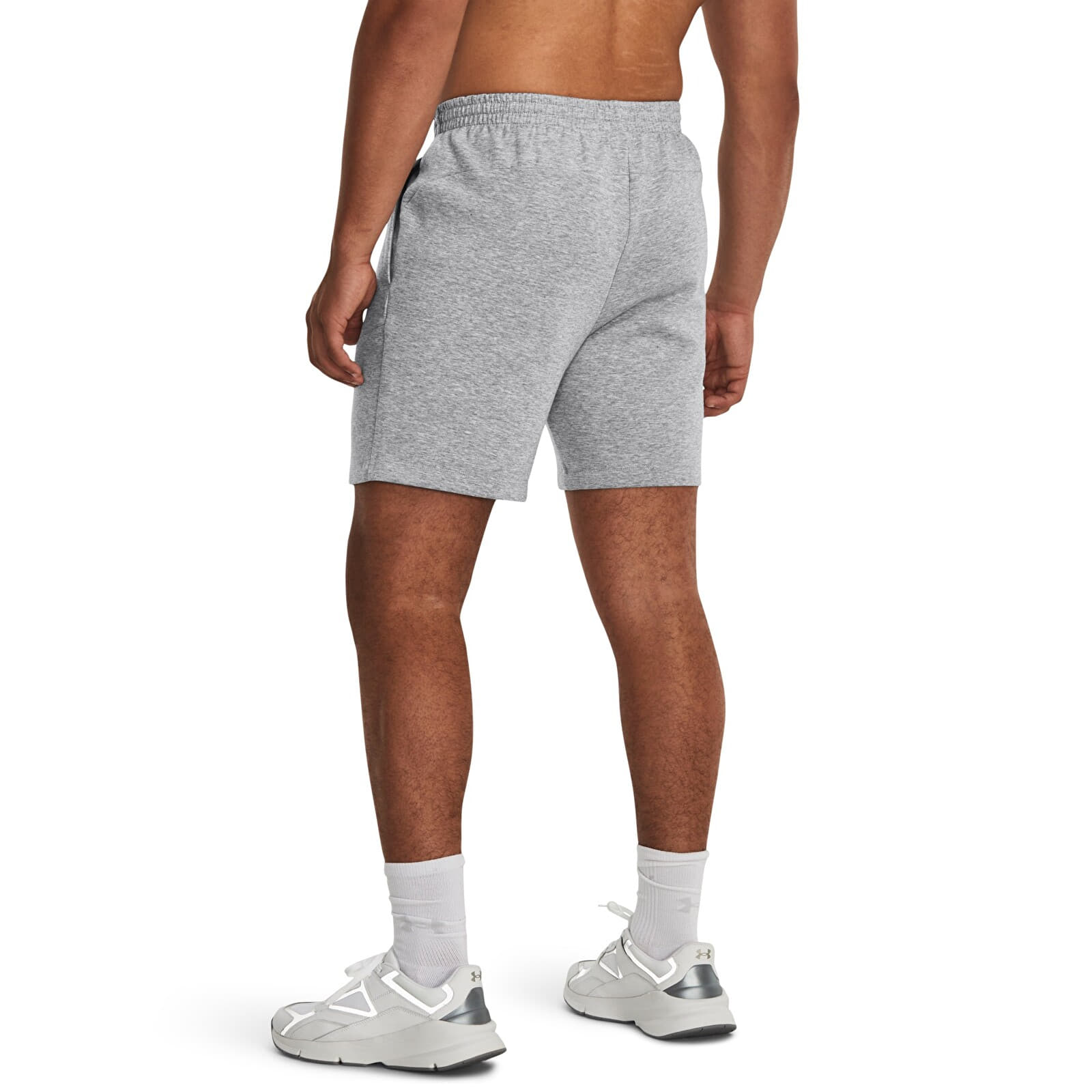 Pánske tepláky Under Armour Unstoppable Fleece Shorts Gray