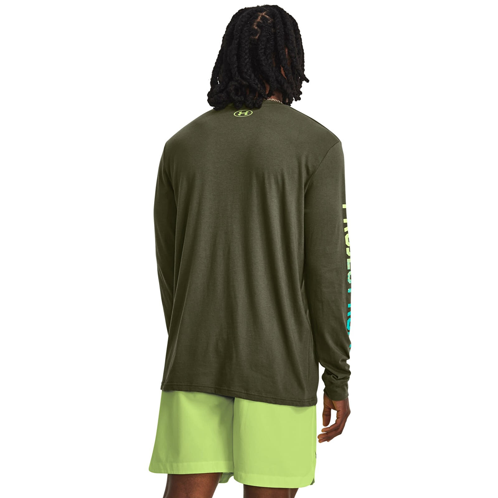 Férfi pólok Under Armour PJT ROCK BRAHMA LS Green