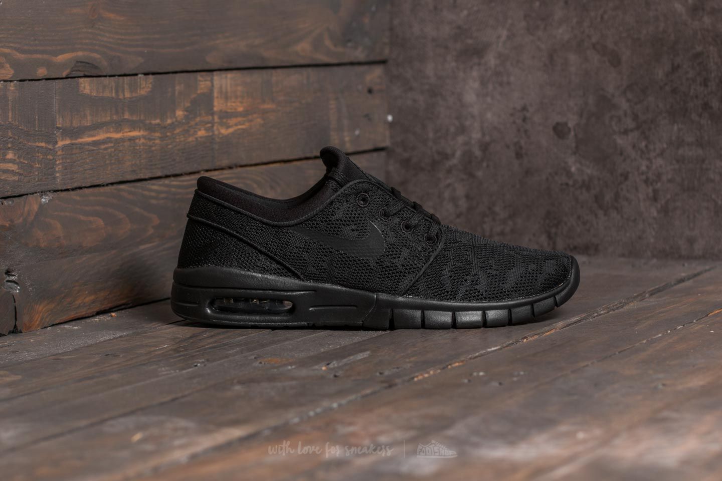 Sapatos de homem Nike Stefan Janoski Max Black/ Black-Anthracite