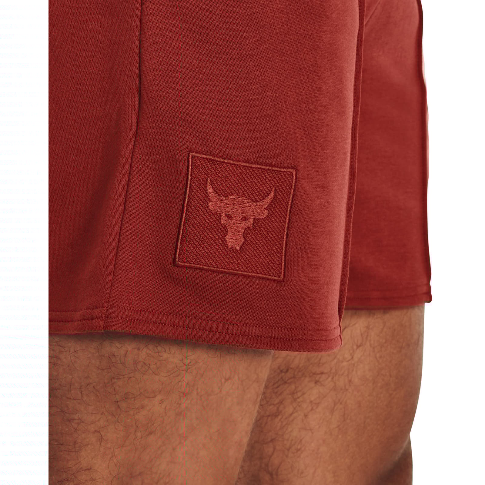 Pánské kraťasy Under Armour Pjt Rock Terry Gym Short Red