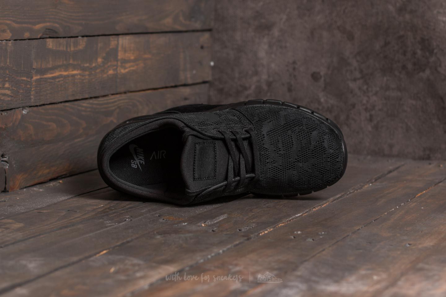 Sapatos de homem Nike Stefan Janoski Max Black/ Black-Anthracite