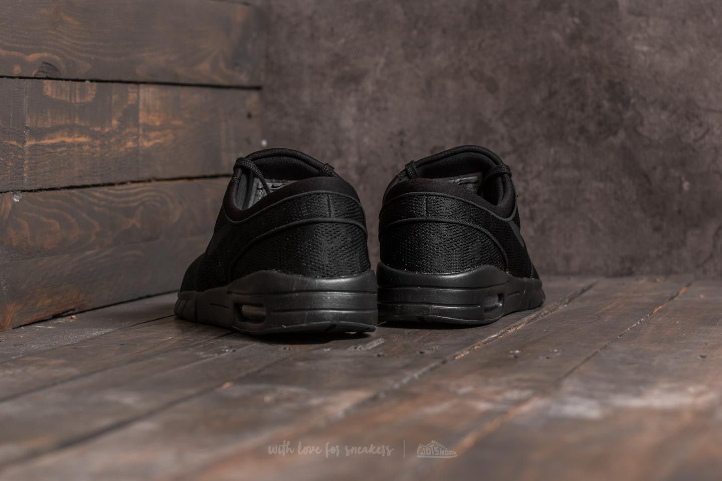 Sapatos de homem Nike Stefan Janoski Max Black/ Black-Anthracite