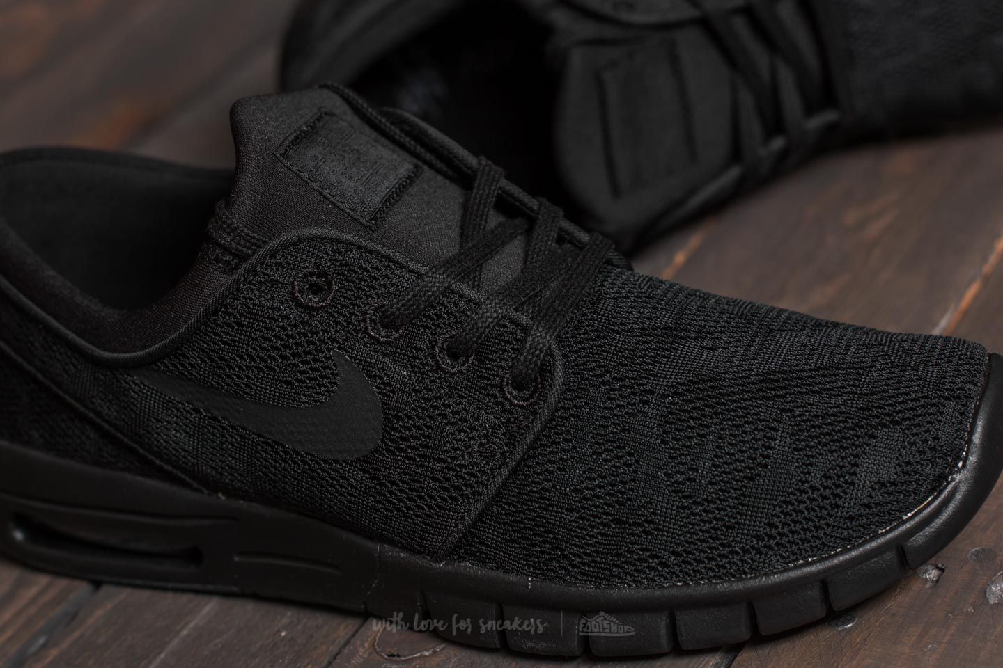 Sapatos de homem Nike Stefan Janoski Max Black/ Black-Anthracite