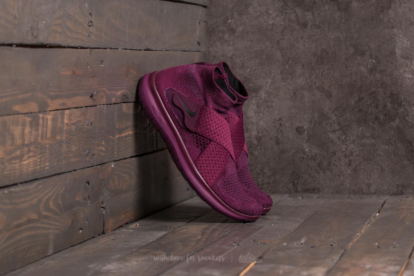 Nike free flyknit marron on sale