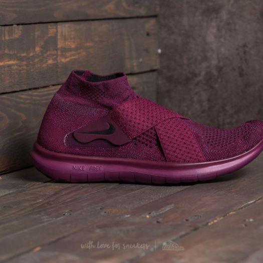 Women s shoes Nike W Free RN Motion Flyknit 2017 Bordeaux Black Dark Raisin Footshop