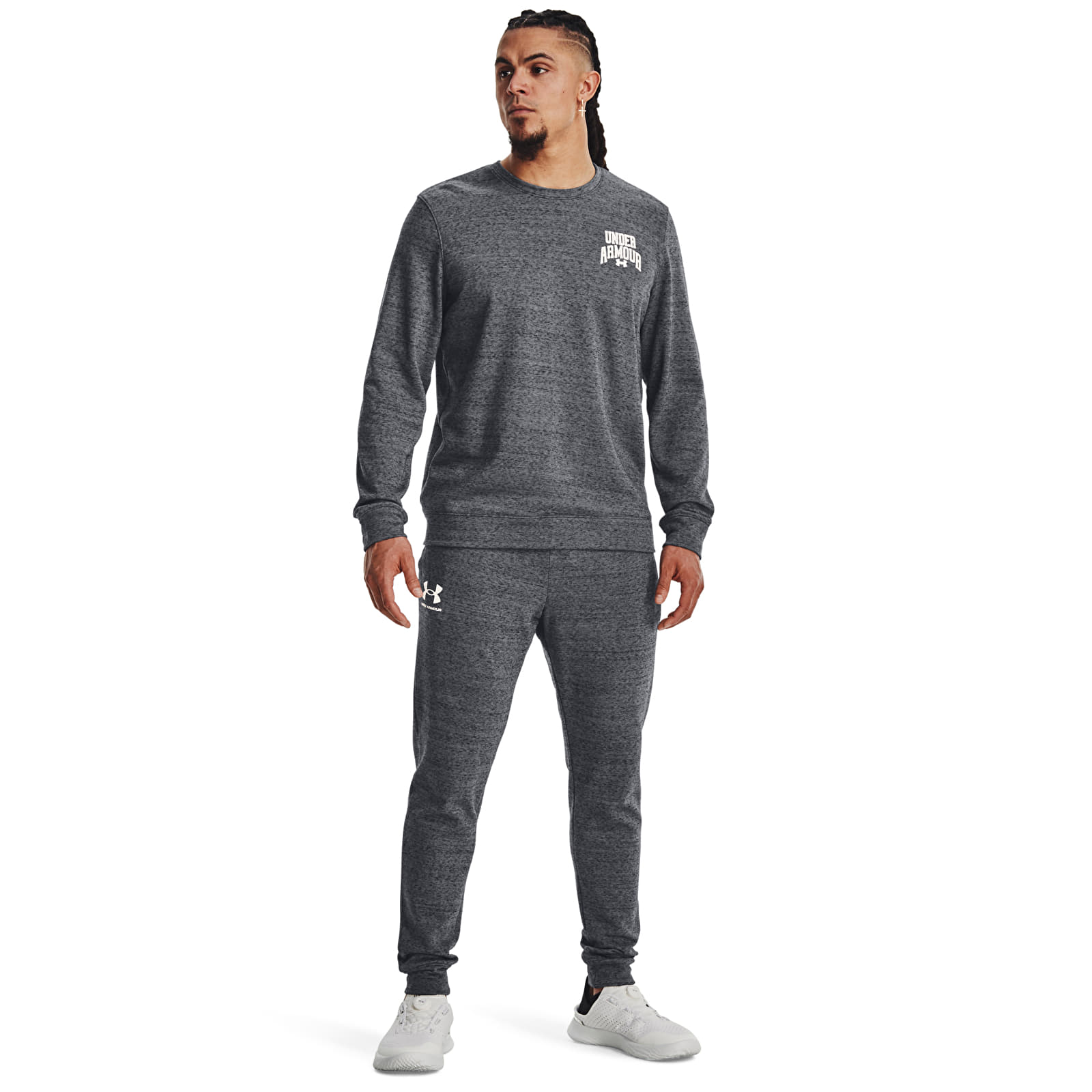 Meeste dressipüksid Under Armour Rival Terry Jogger Gray
