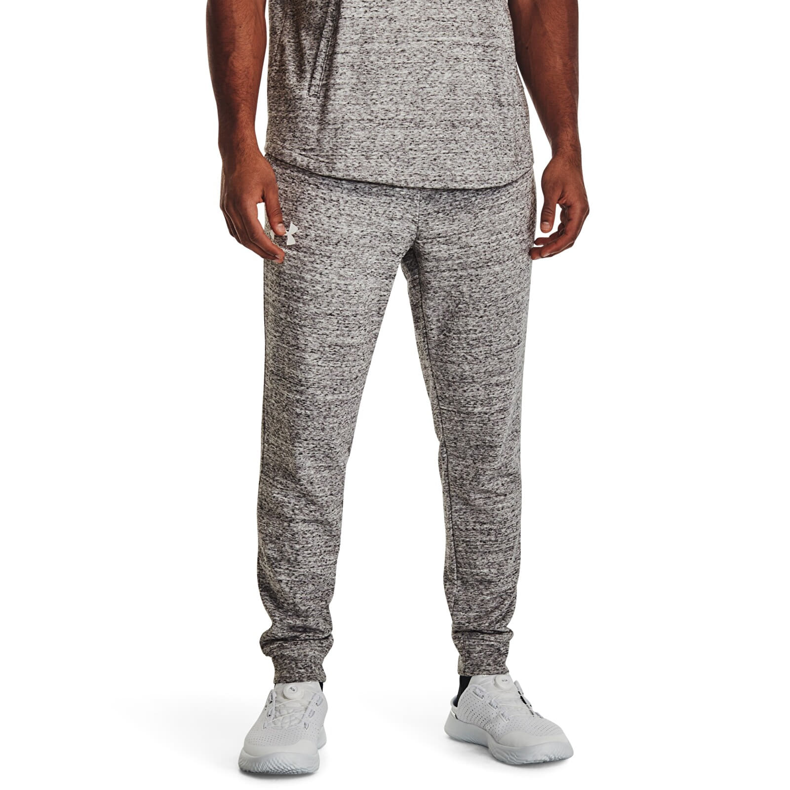 Pánské tepláky Under Armour Rival Terry Jogger White