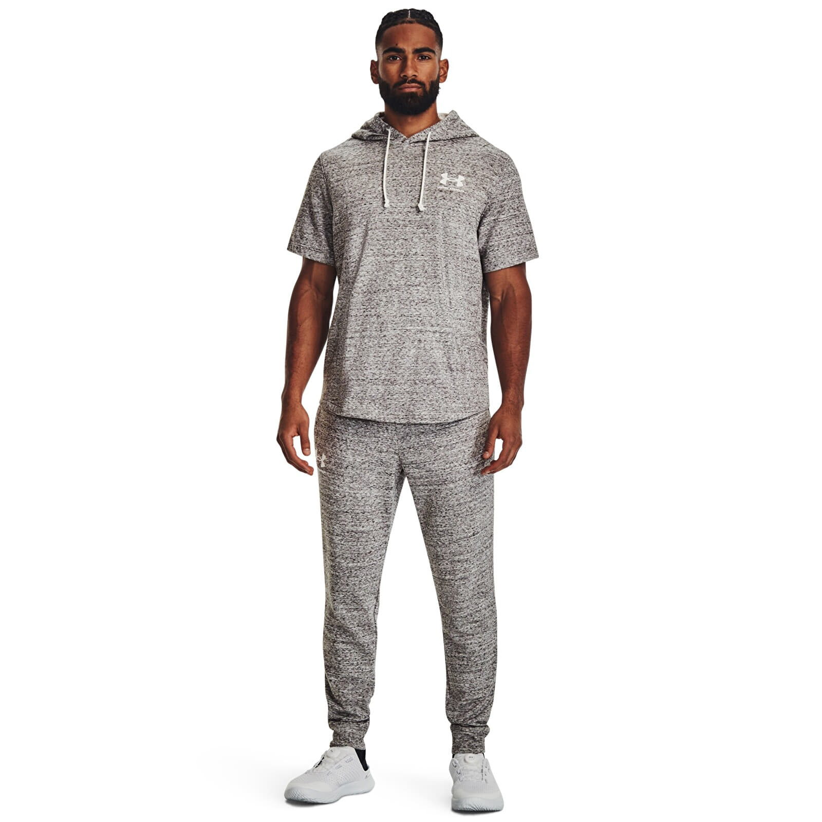 Pánské tepláky Under Armour Rival Terry Jogger White