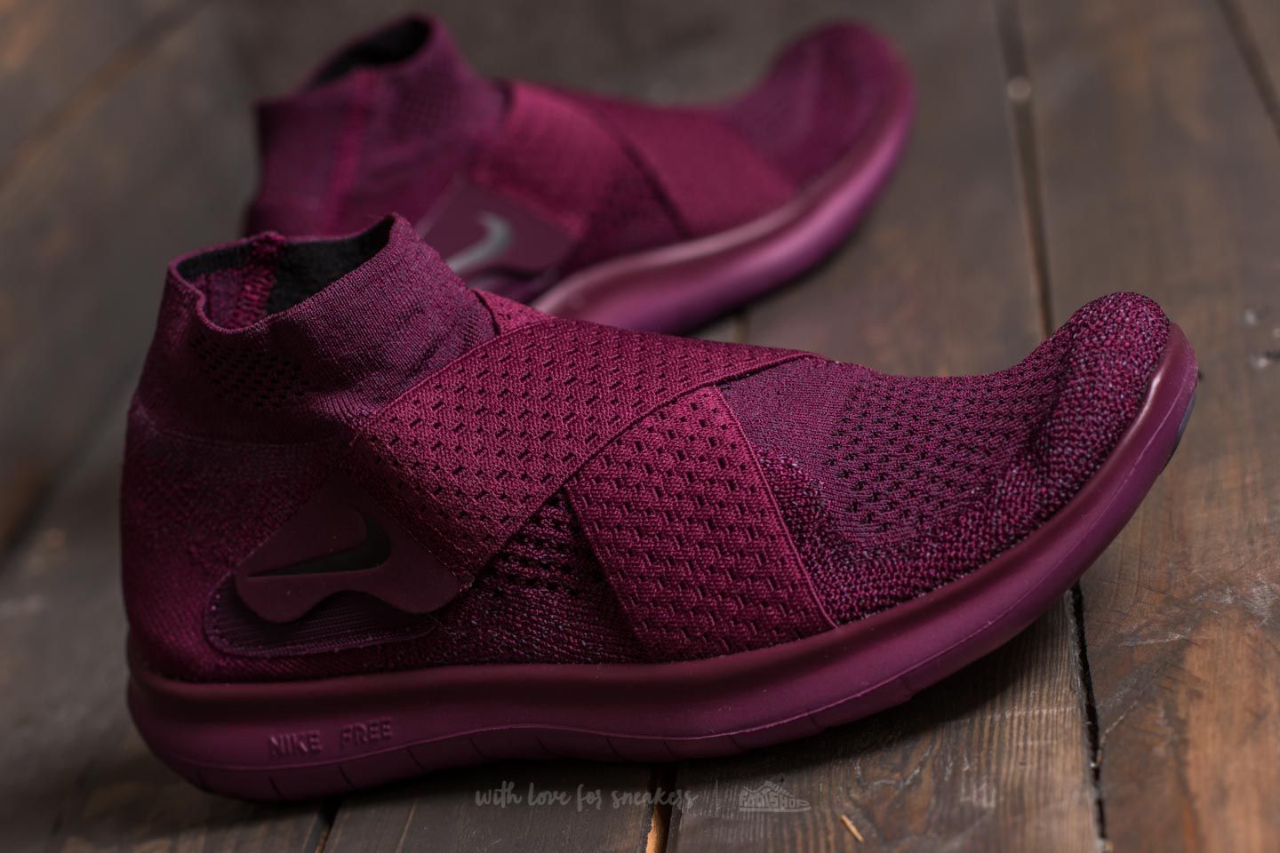 Nike flyknit deals free femme bordeaux