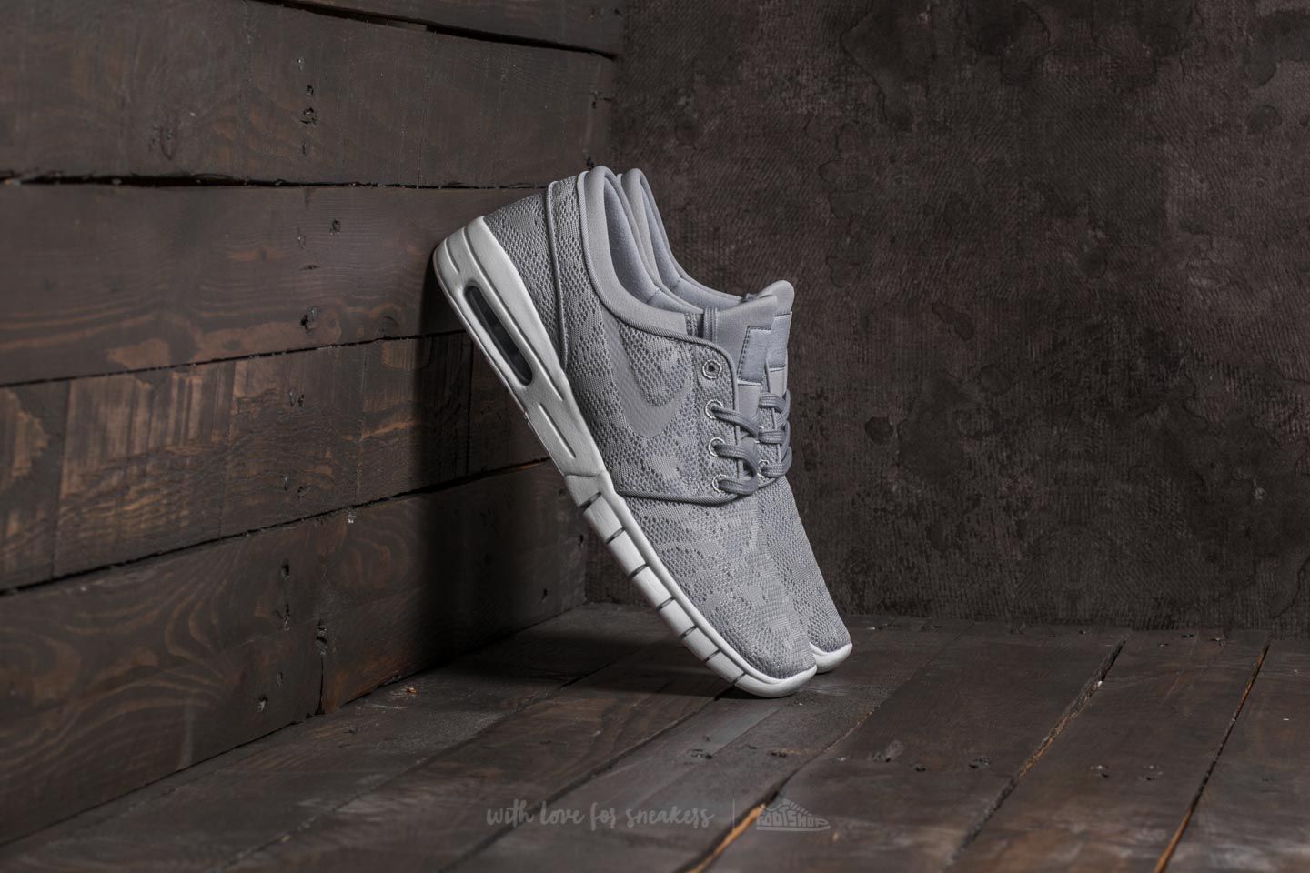 Herren Sneaker und Schuhe Nike Stefan Janoski Max Wolf Grey/ Wolf Grey