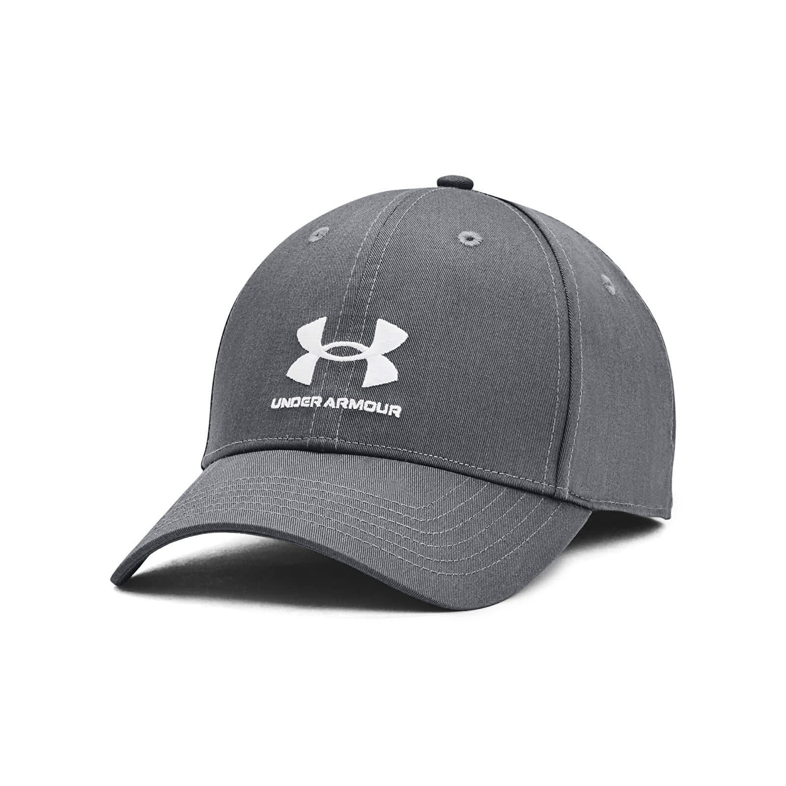 Caps Under Armour Mens Branded Lockup Adj Gray
