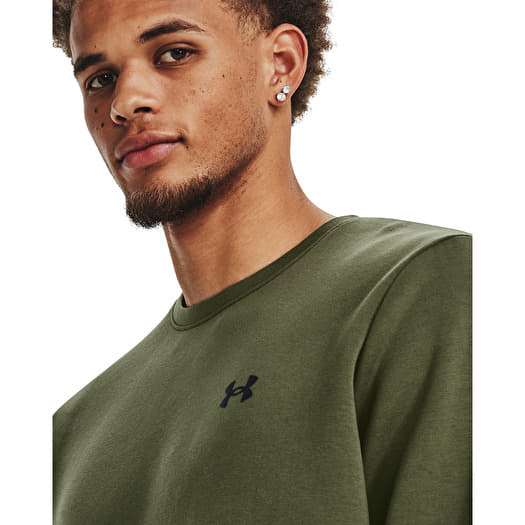 Men s T shirts Under Armour Unstoppable Fleece Crew Green Footshop