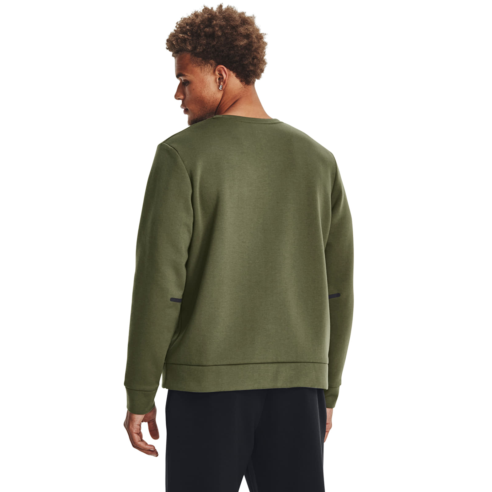 Pánske tričká Under Armour Unstoppable Fleece Crew Green
