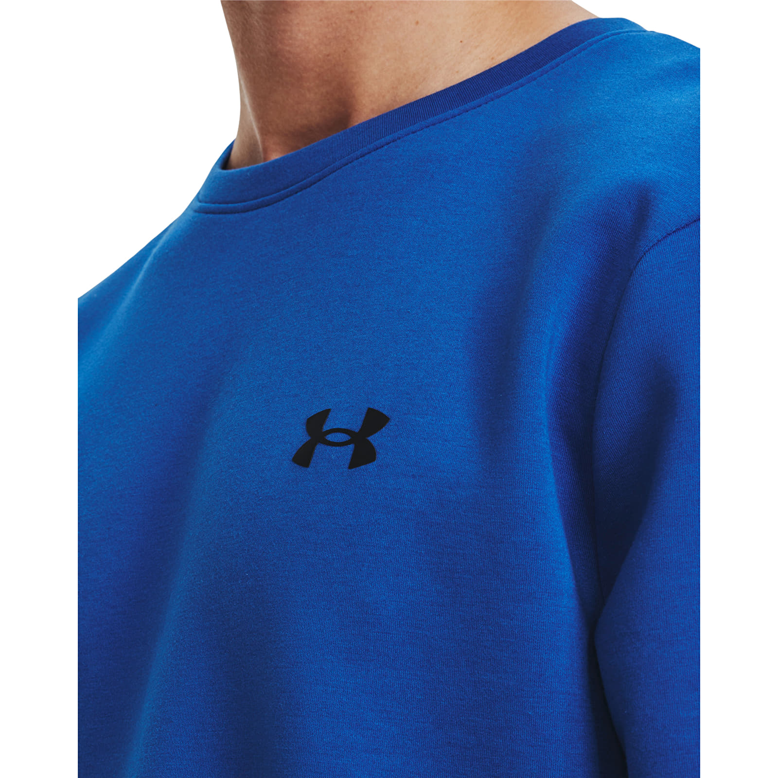 Mikiny Under Armour Unstoppable Fleece Crew Blue
